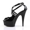 Pleaser - DELIGHT612 High Heels - Schwarz Product image